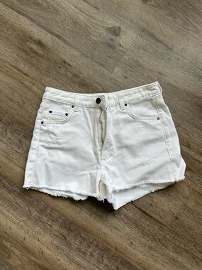 & Other Stories White Denim Shorts